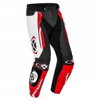 Pantalon Moto Ixon Vortex 2 Pant Noir Blanc Rouge