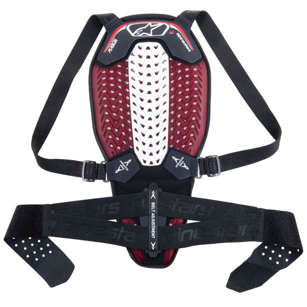 Dorsale Moto Alpinestars Nucleon Plasma Back Protector Strap Black White Red