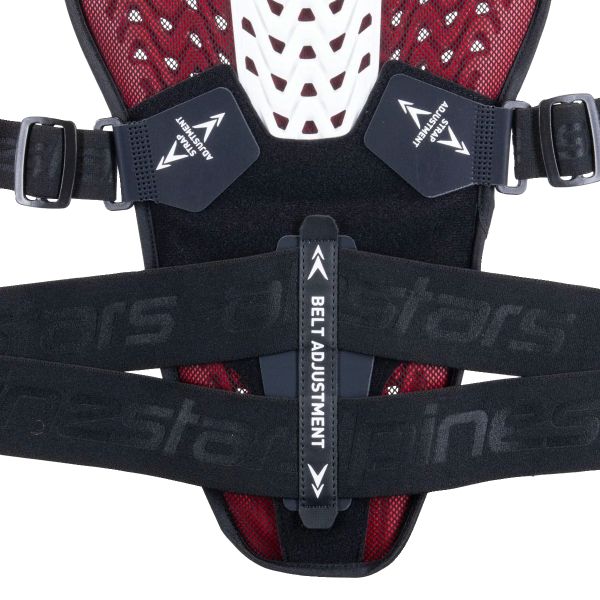 Alpinestars Nucleon Plasma Back Protector Strap Black White Red