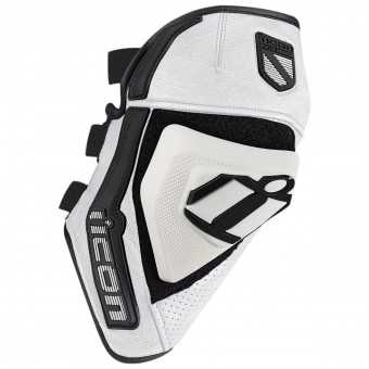 Genouilleres Moto ICON Cloverleaf Knee White