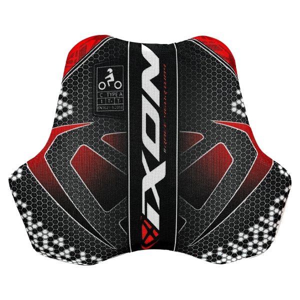 Protection Moto Ixon IX-Race Chest Black White Red