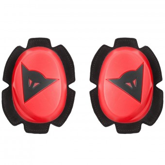 Sliders Moto Dainese Pista Knee Slider Fluo Red Black Sliders Moto Dainese Pista Knee Slider Fluo Red Black
