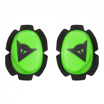 Sliders Moto Dainese Pista Knee Slider Fluo Green Black Sliders Moto Dainese Pista Knee Slider Fluo Green Black