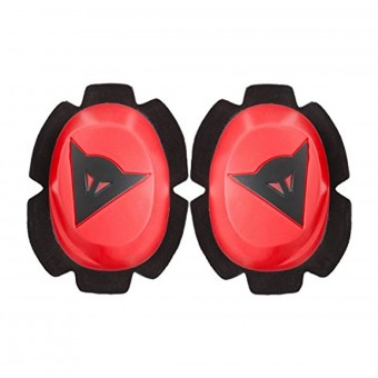 Sliders Moto Dainese Pista Rain Knee Slider Fluo Red Black Sliders Moto Dainese Pista Rain Knee Slider Fluo Red Black