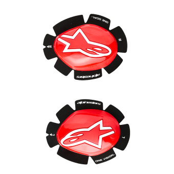 Sliders Moto Alpinestars GP Plus Knee Slider Red White Sliders Moto Alpinestars GP Plus Knee Slider Red White