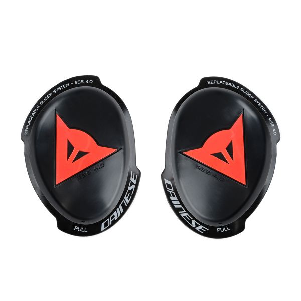 Sliders Moto Dainese Knee Slider RSS 4.0 - Full Kit Black Red Fluo Sliders Moto Dainese Knee Slider RSS 4.0 - Full Kit Black Red Fluo