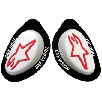 Sliders Moto Alpinestars GP Knee Slider Blanc Sliders Moto Alpinestars GP Knee Slider Blanc