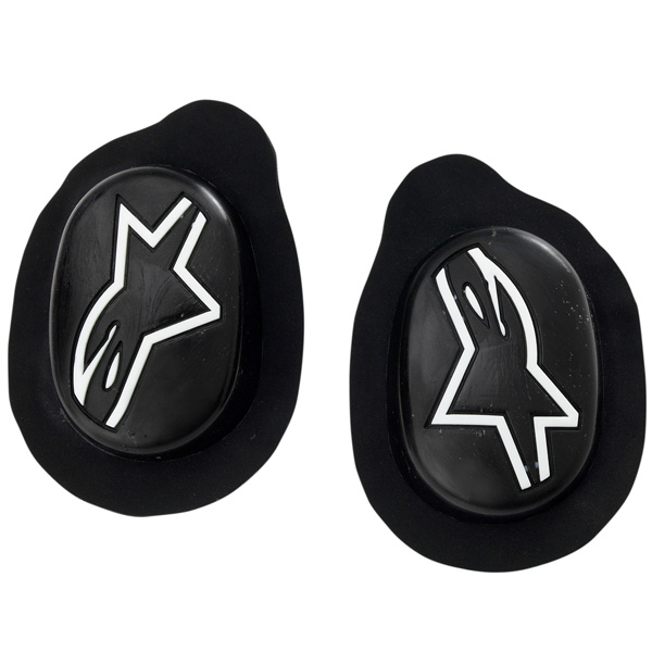 Sliders Moto Alpinestars Sport Knee Slider Noir Blanc Sliders Moto Alpinestars Sport Knee Slider Noir Blanc