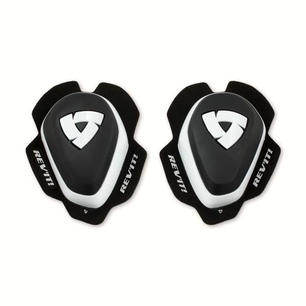Sliders Moto REV'IT Knee Slider Set 2 White Black White