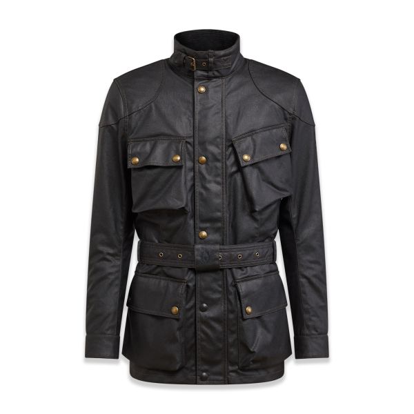Veste Moto Belstaff Trialmaster Wax 10oz Black Veste Moto Belstaff Trialmaster Wax 10oz Black