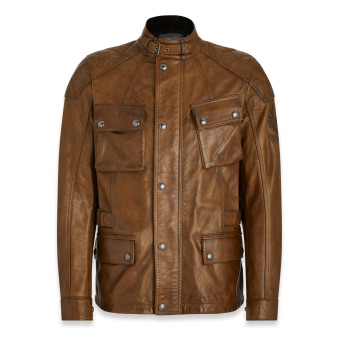 Veste Moto Belstaff Turner Antique Burnt Cuero