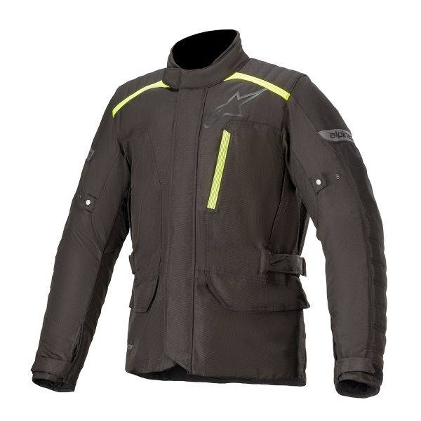 Veste Moto Alpinestars Gravity Drystar Black Yellow Fluo