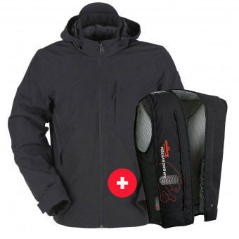 Veste Moto Furygan London Evo Noir + Fury Air Bag System Veste Moto Furygan London Evo Noir + Fury Air Bag System