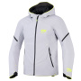 Veste Moto Alpinestars Aeroshell WP Mid Gray Yellow Fluo