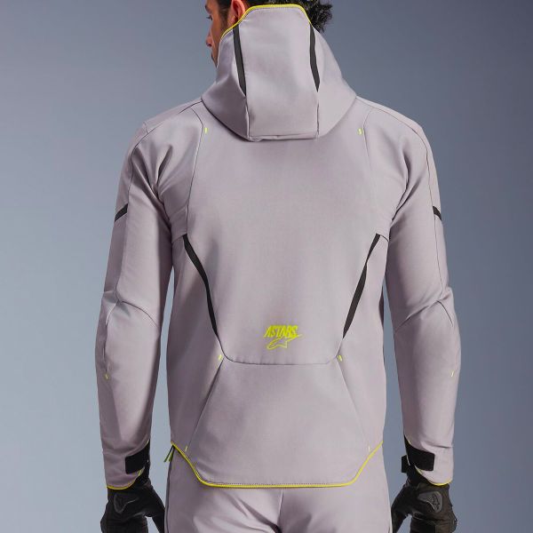 Alpinestars Aeroshell WP Mid Gray Yellow Fluo