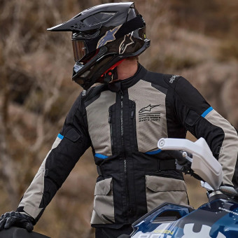 Alpinestars Andes Air Drystar Deep Blue Black Ice Grey