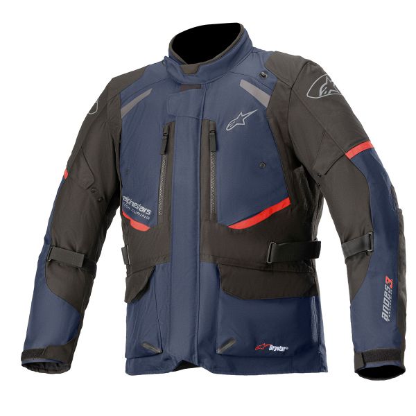Veste Moto Alpinestars Andes V3 Drystar Dark Blue Black Veste Moto Alpinestars Andes V3 Drystar Dark Blue Black