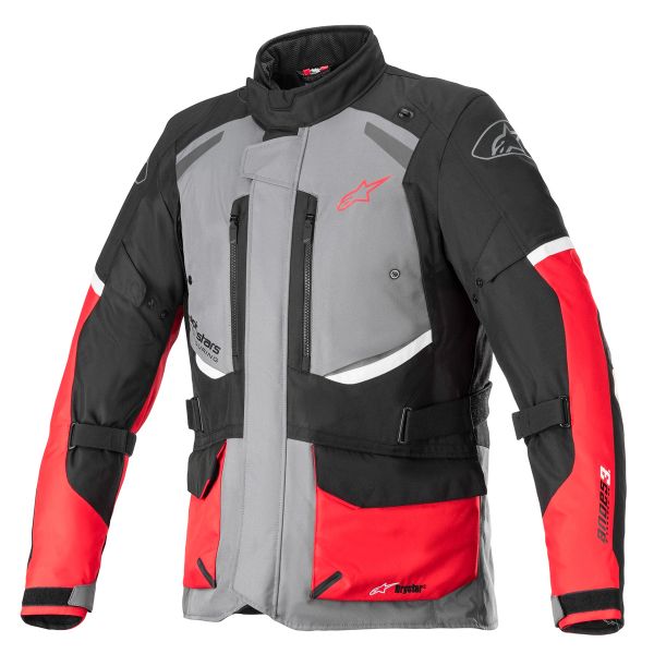 Veste Moto Alpinestars Andes V3 Drystar Dark Grey Black Bright Red