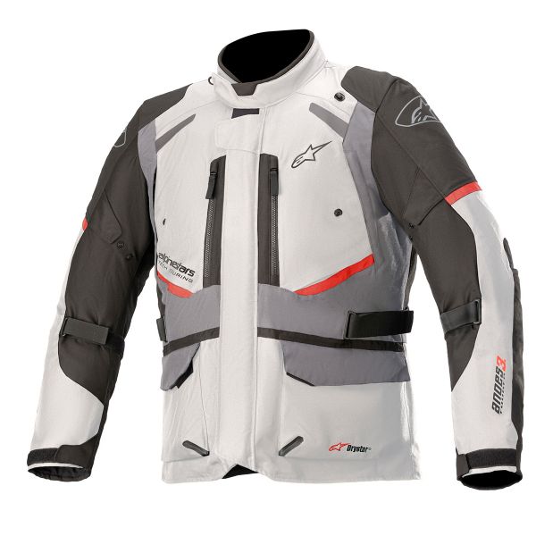 Veste Moto Alpinestars Andes V3 Drystar Ice Grey Dark Grey Veste Moto Alpinestars Andes V3 Drystar Ice Grey Dark Grey
