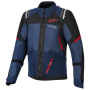 Veste Moto Alpinestars Andes V4 Drystar Night Navy Mood Indigo Black