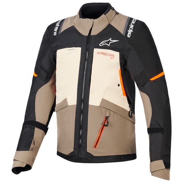 Veste Moto Alpinestars Andes V4 Drystar Walnut Mastic Black