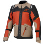 Veste Moto Alpinestars Andes V4 Drystar Walnut Rust Black