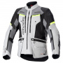 Veste Moto Alpinestars Bogota Pro Drystar Ice Grey Dark Grey Yellow Fluo