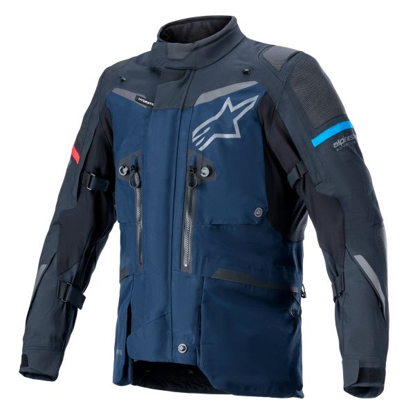 Veste Moto Alpinestars Boulder Gore-Tex Dark Blue Black Veste Moto Alpinestars Boulder Gore-Tex Dark Blue Black