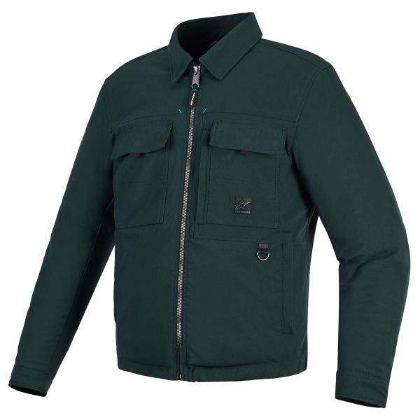 Veste Moto Alpinestars Bryon WR Overshirt Dark Emerald