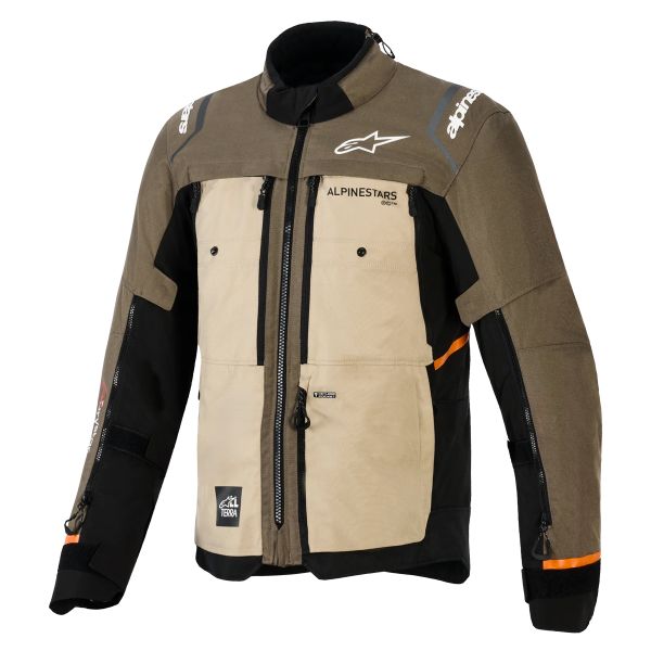Veste Moto Alpinestars Cusco Drystar Walnut Aluminium Black