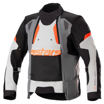 Veste Moto Alpinestars Halo Drystar Dark Grey Ice Grey Black