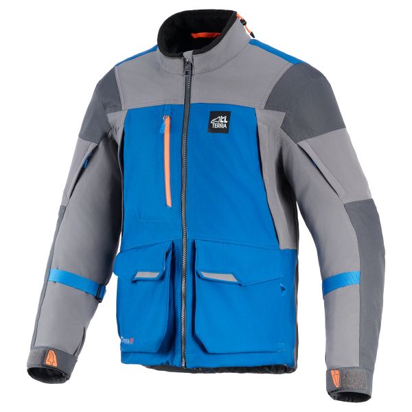 Veste Moto Alpinestars Maxdura Drystar XF Royal Blue Dark Grey