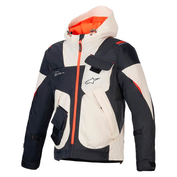 Veste Moto Alpinestars Mogress Air Black Almond Hot Orange
