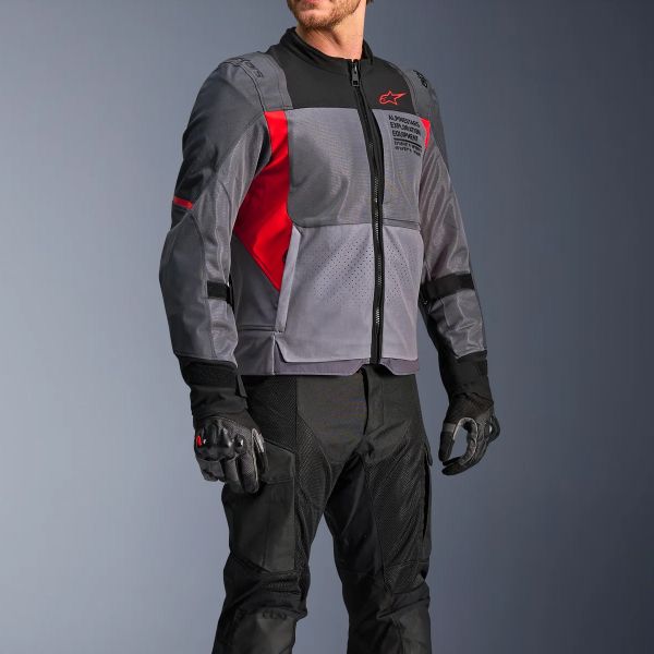 Alpinestars ST-2 Air Deep Gray Dark Gray Bright Red