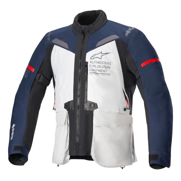 Veste Moto Alpinestars ST-7 2L Gore-Tex Ice Grey Dark Blue Black Veste Moto Alpinestars ST-7 2L Gore-Tex Ice Grey Dark Blue Black