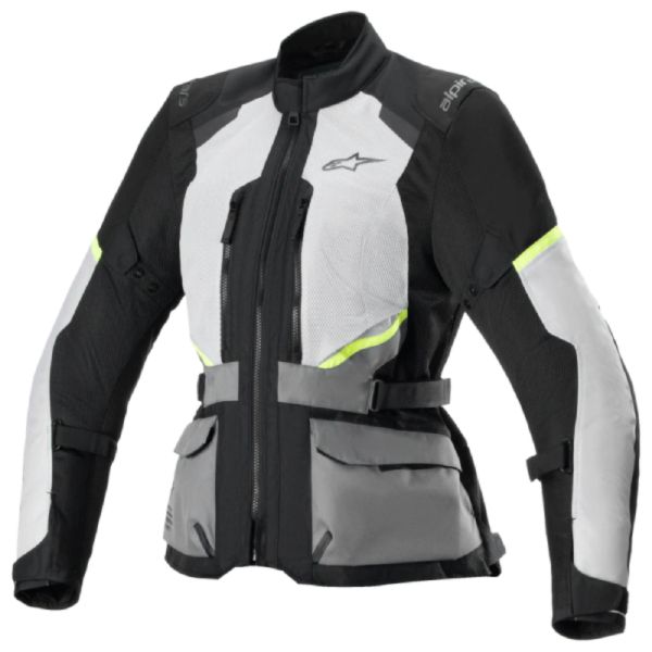 Veste Moto Alpinestars Stella Andes Air Drystar Ice Grey Dark Grey Black Veste Moto Alpinestars Stella Andes Air Drystar Ice Grey Dark Grey Black