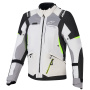 Veste Moto Alpinestars Stella Andes V4 Drystar Ice Gray Dark Gray Black Yellow Fluo