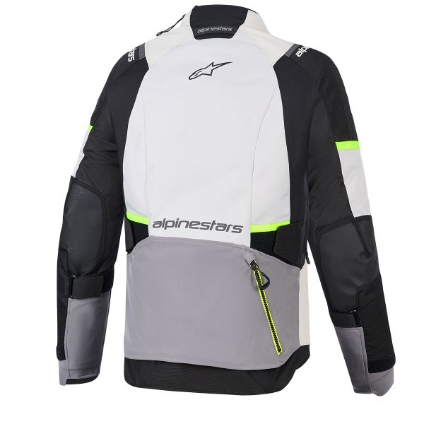 Alpinestars Stella Andes V4 Drystar Ice Gray Dark Gray Black Yellow Fluo