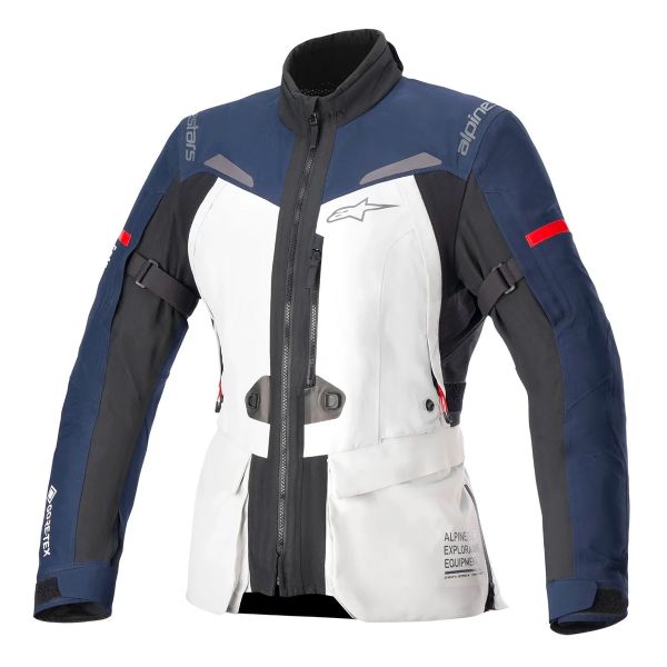 Veste Moto Alpinestars Stella ST-7 2L Gore-Tex Ice Grey Dark Blue Black Veste Moto Alpinestars Stella ST-7 2L Gore-Tex Ice Grey Dark Blue Black