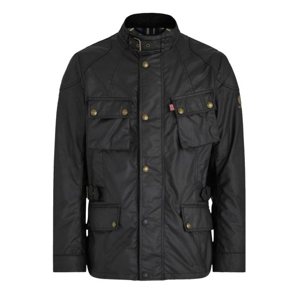 Veste Moto Belstaff Crosby 2 Tech Wax Black