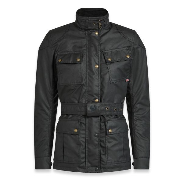 Veste Moto Belstaff Trialmaster Pro Lady Wax Black