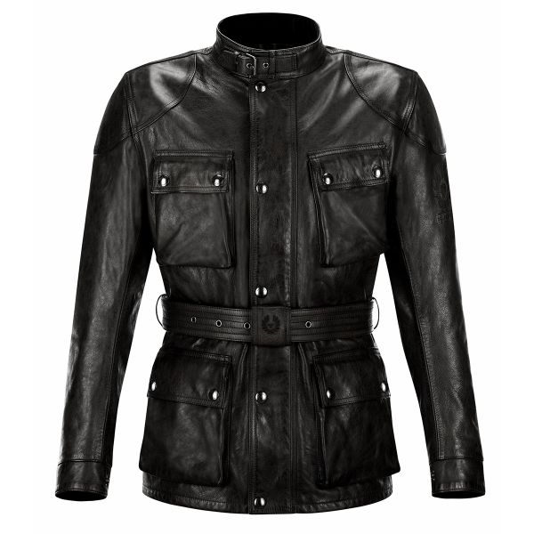 Veste Moto Belstaff Trialmaster Pro Leather Antique Black Veste Moto Belstaff Trialmaster Pro Leather Antique Black
