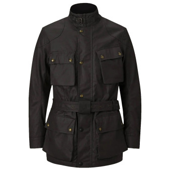 Veste Moto Belstaff Trialmaster Wax 8oz Black