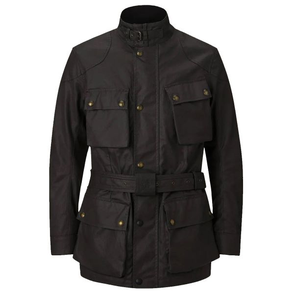 Veste Moto Belstaff Trialmaster Wax 8oz Black