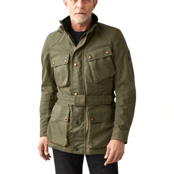 Belstaff Trialmaster Wax 8oz Olive Green
