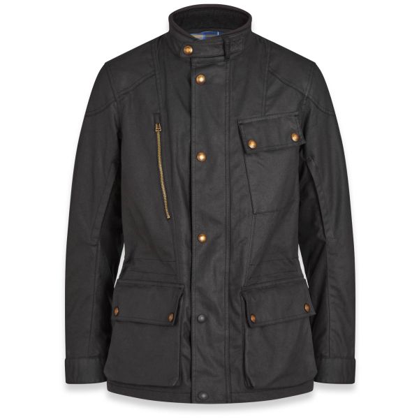 Veste Moto Belstaff Waymaster Coton Wax Black Veste Moto Belstaff Waymaster Coton Wax Black