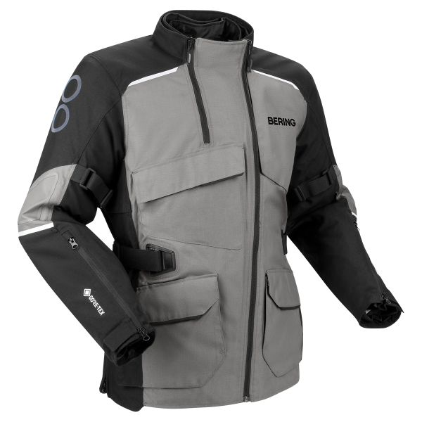 Veste Moto Bering Brisbane GTX Noir gris