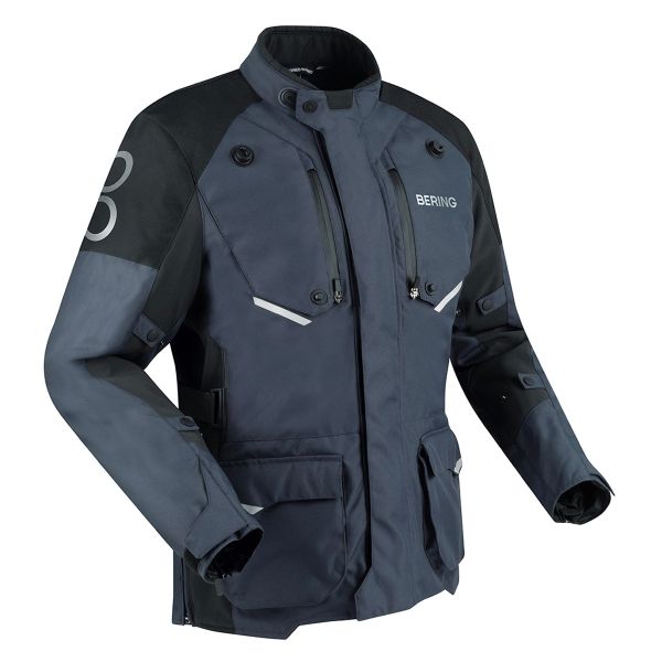 Veste Moto Bering Calgary Black Grey Veste Moto Bering Calgary Black Grey