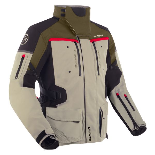 Veste Moto Bering Freeway Beige Black Veste Moto Bering Freeway Beige Black