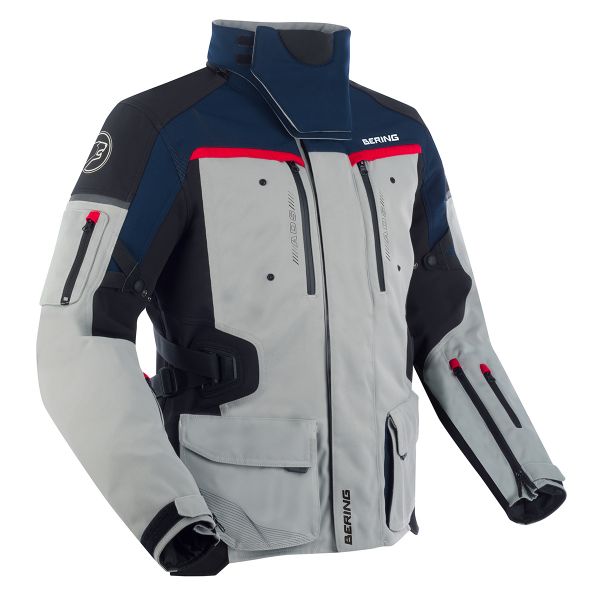 Veste Moto Bering Freeway Grey Navy